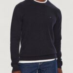 Maglione Tommy Hilfiger essential structure Blu - Foto 1
