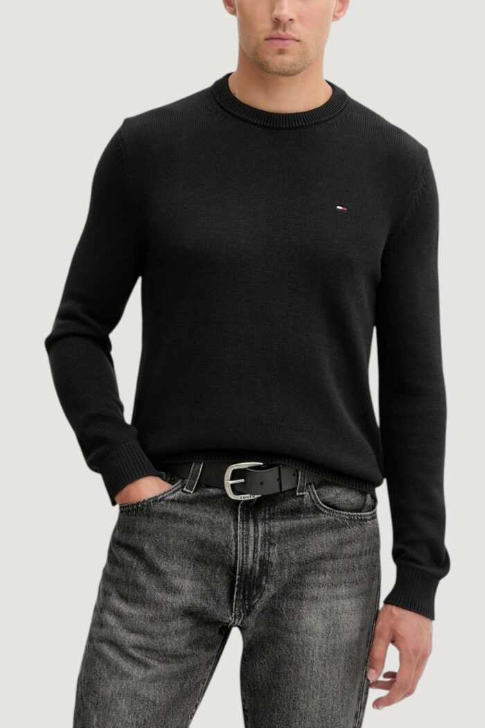 Maglione Tommy Hilfiger Jeans tjm slim ess sweater Nero