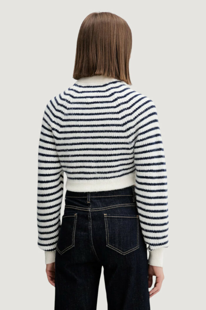 Maglione Tommy Hilfiger Jeans tjw crop badge sweat Panna