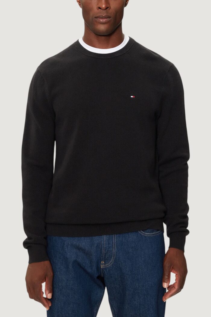 Maglione Tommy Hilfiger essential structure Nero