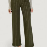 Pantaloni a palazzo ICHI ihruti wide pa18 Verde - Foto 1