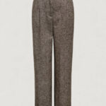 Pantaloni a palazzo Only onlbekka life hw wide wool look pant tlr Marrone - Foto 1