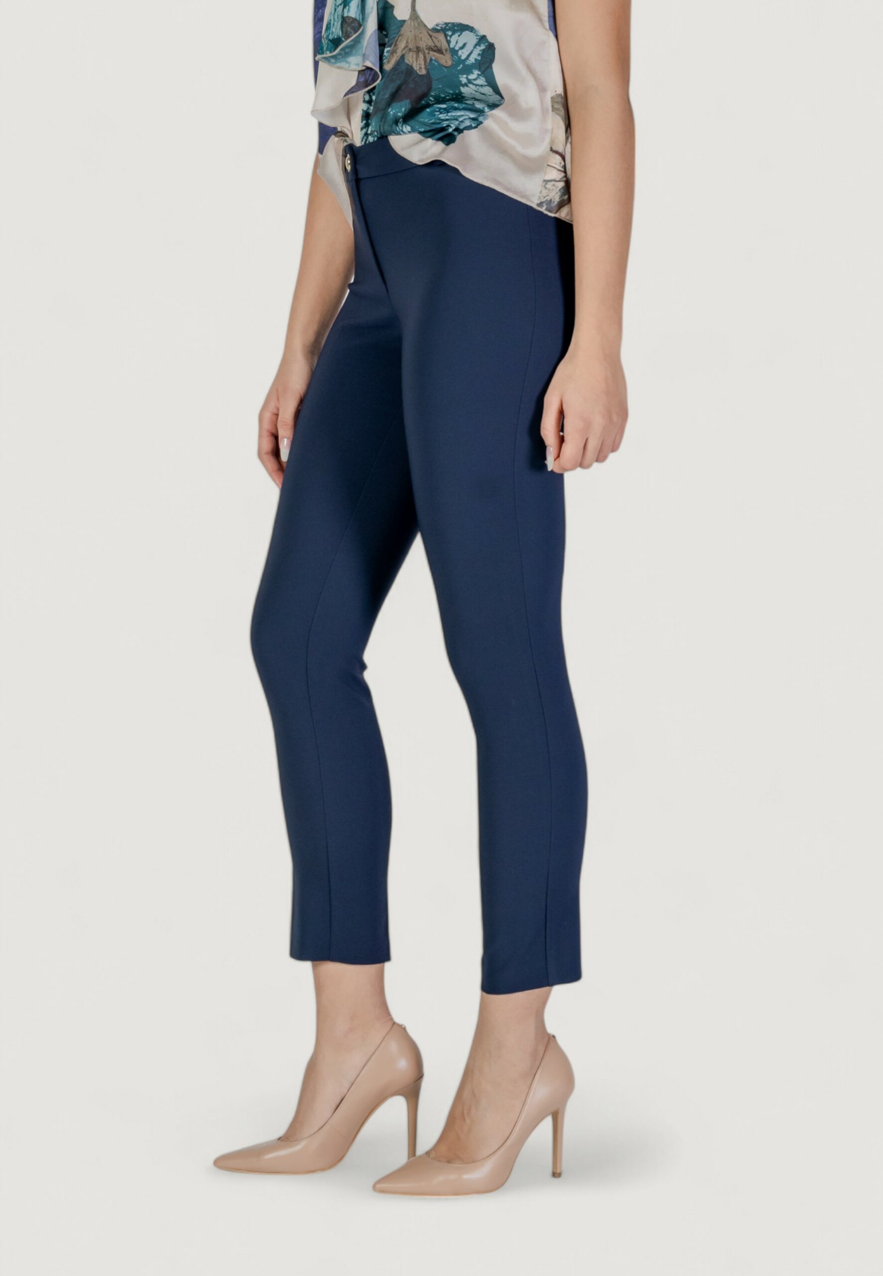 Pantaloni a sigaretta Rinascimento Blu - Foto 2