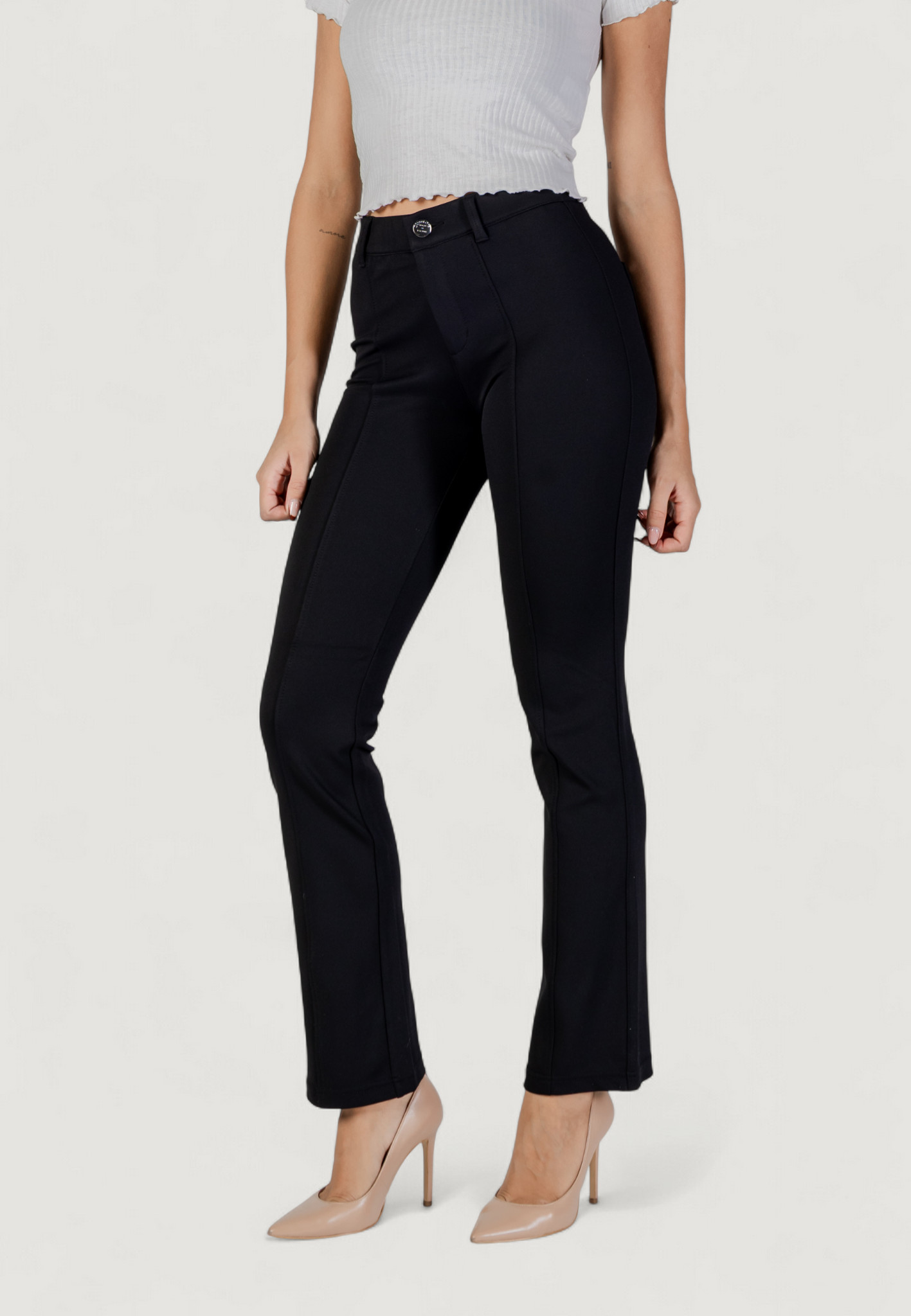 Pantaloni a sigaretta Street One style_york bootcut Nero - Foto 3