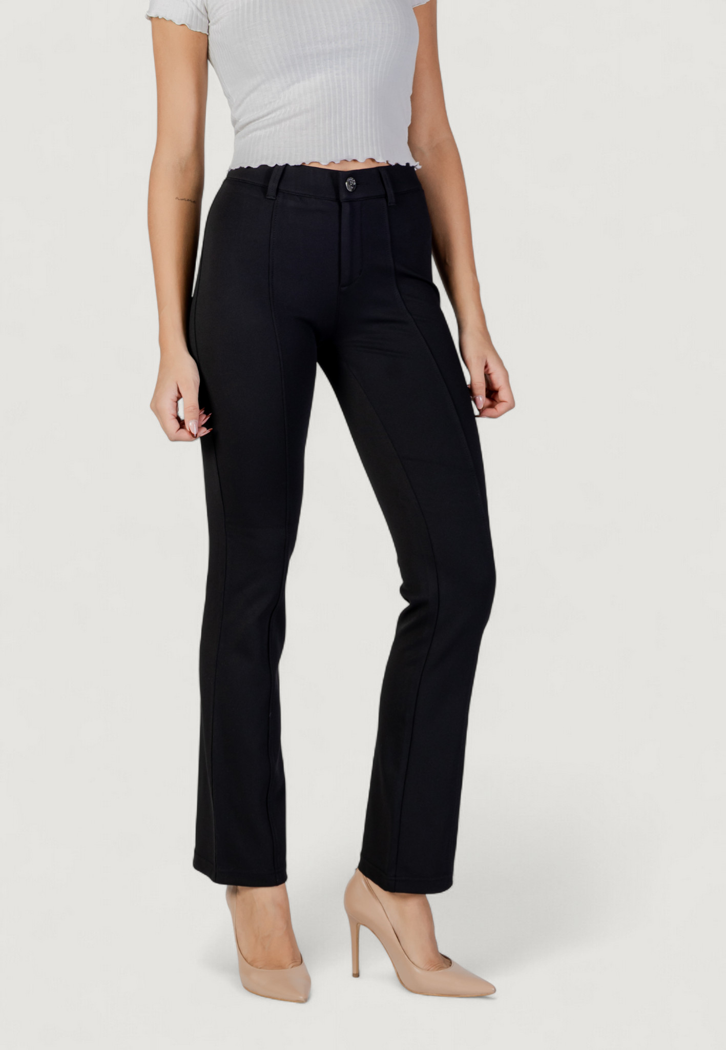 Pantaloni a sigaretta Street One style_york bootcut Nero - Foto 2