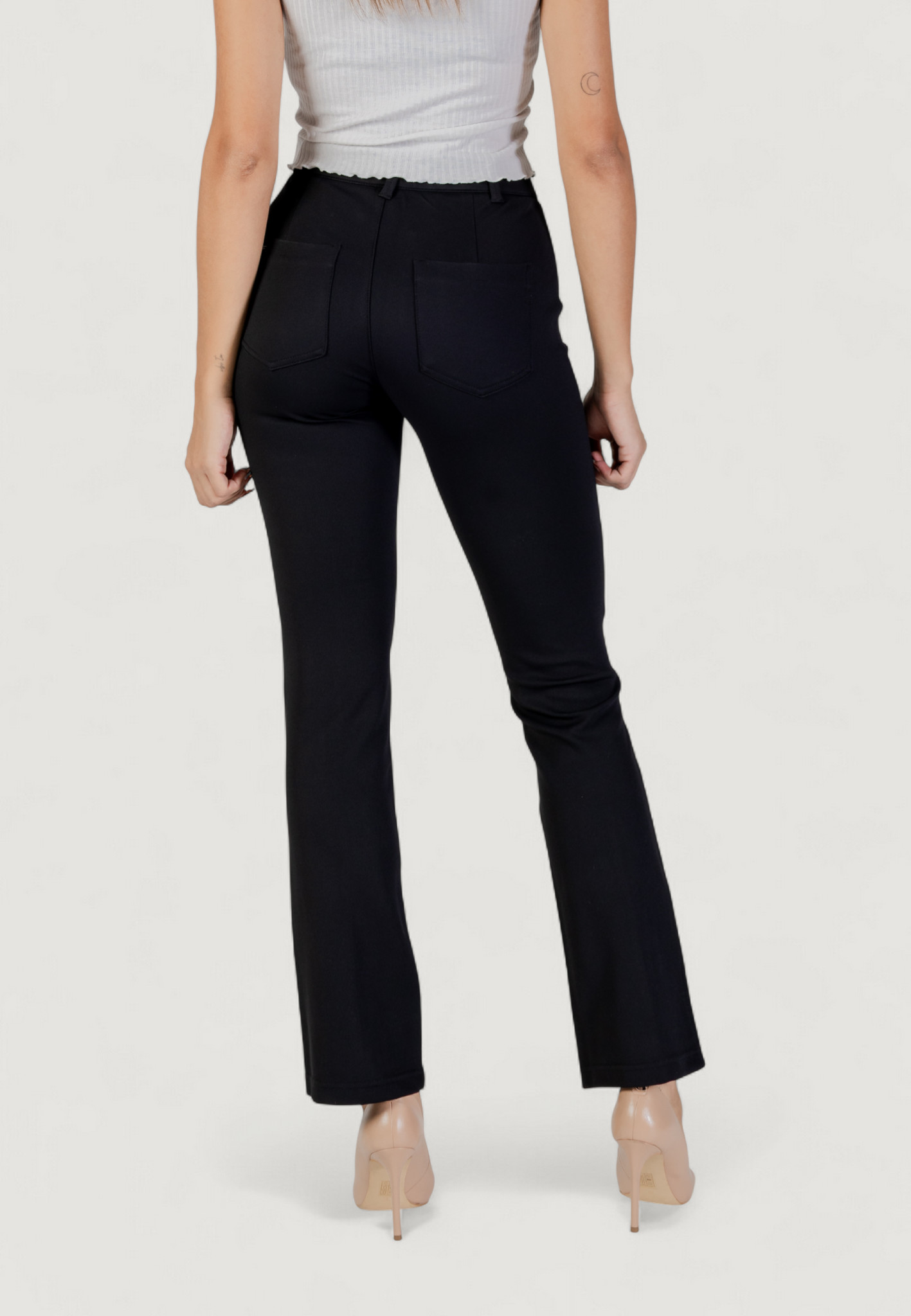 Pantaloni a sigaretta Street One style_york bootcut Nero - Foto 4