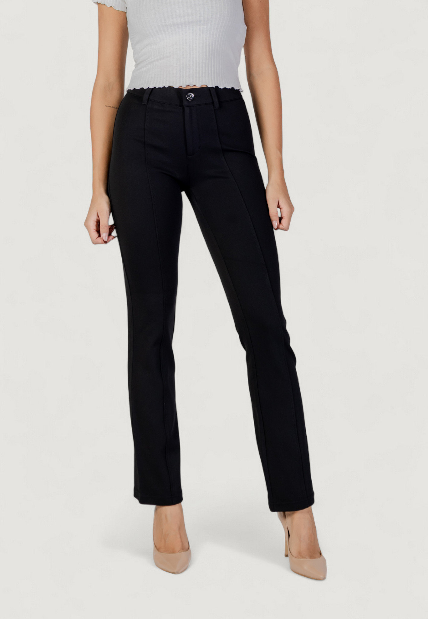 Pantaloni a sigaretta Street One style_york bootcut Nero - Foto 5