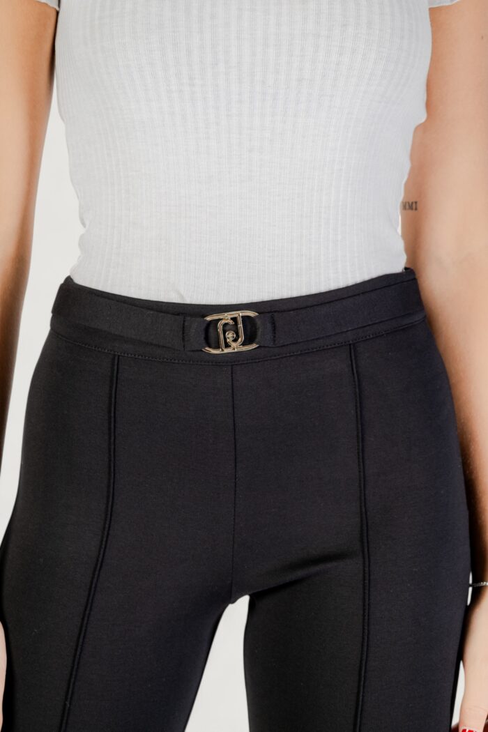 Pantaloni bootcut Liu-Jo pant.beat nervature h.w. Nero