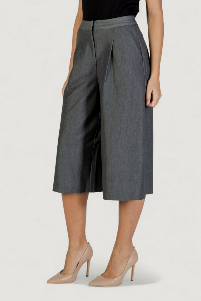Pantaloni cropped ICHI ihfilano culotte Grigio