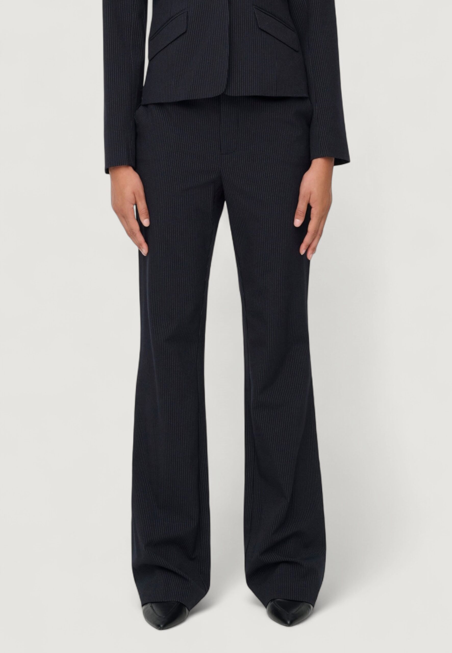 Pantaloni da completo Only onlnelia hw pins flared pant cc tlr Blu - Foto 1