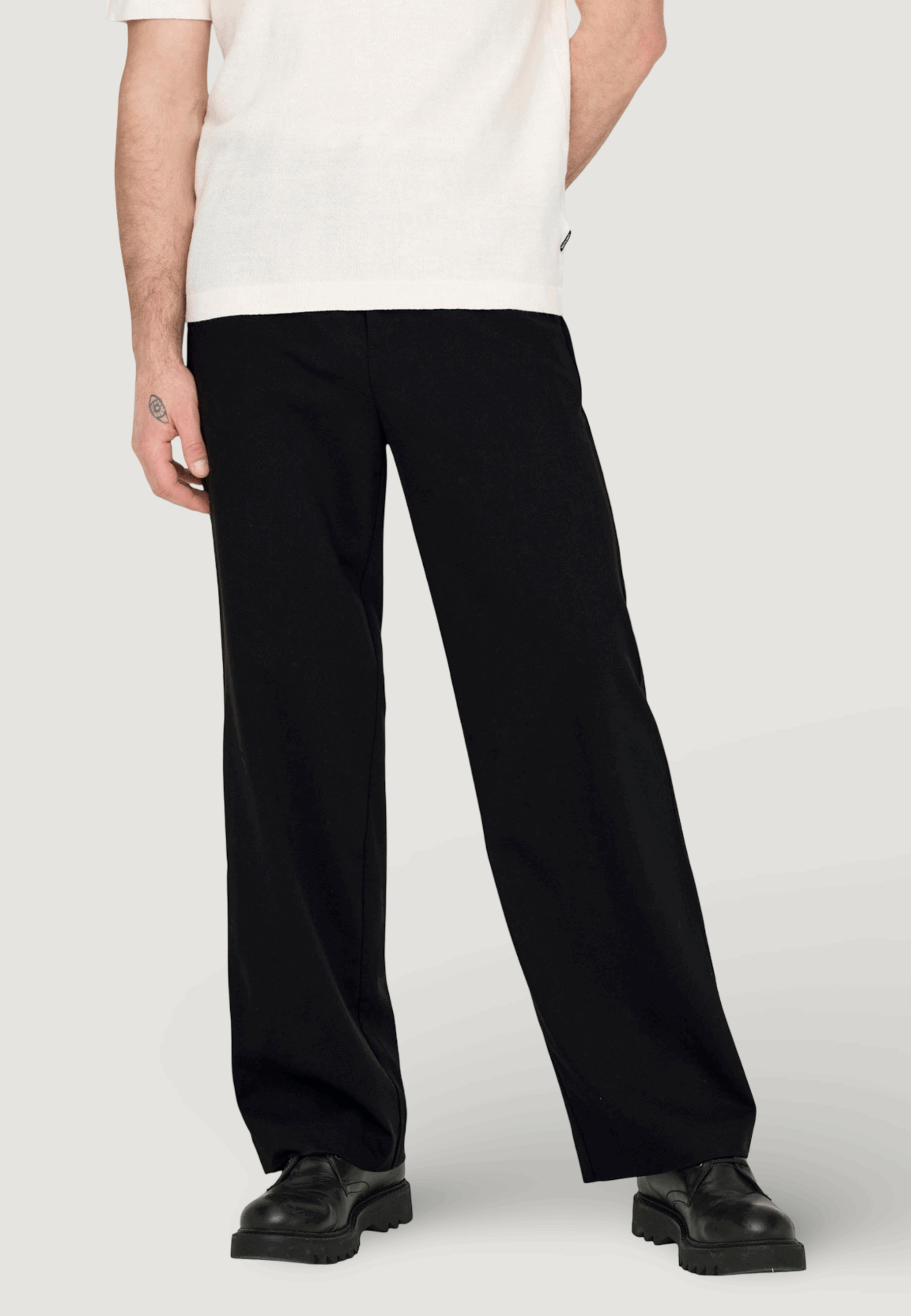 Pantaloni Only & Sons onsbob-le loose 0071. pant noos Nero - Foto 1