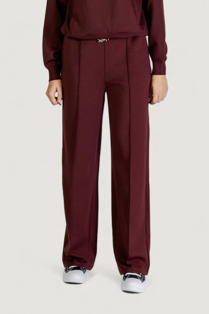 Pantaloni sportivi Only onlalina life leo string pant swt Bordeaux