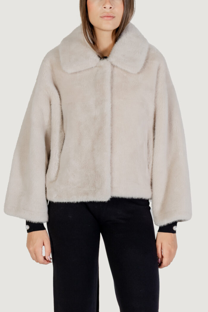 Pelliccia ecologica Choral  Beige chiaro