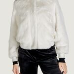 Pelliccia ecologica Choral pelliccia bomber corto Bianco - Foto 1