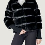 Pelliccia ecologica Choral Nero - Foto 1