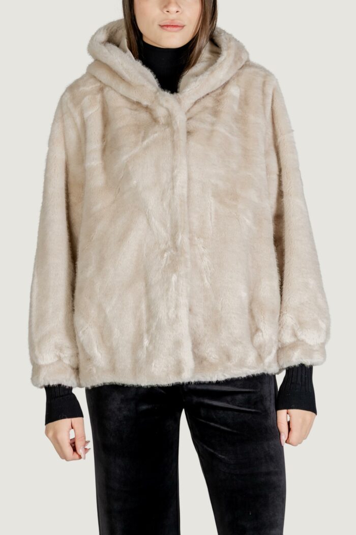 Pelliccia ecologica Choral pelliccia c/capp Panna