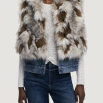 Pelliccia ecologica Desigual chaq_bunny Beige - Foto 1