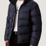 Piumino Calvin Klein Jeans ls nylon zip off hoo Blu - Foto 1