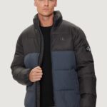 Piumino Calvin Klein Jeans non down blocking pu Blu - Nero - Foto 1