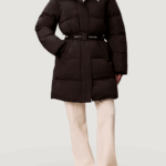 Piumino Calvin Klein Jeans belted midweight lon Nero - Foto 1