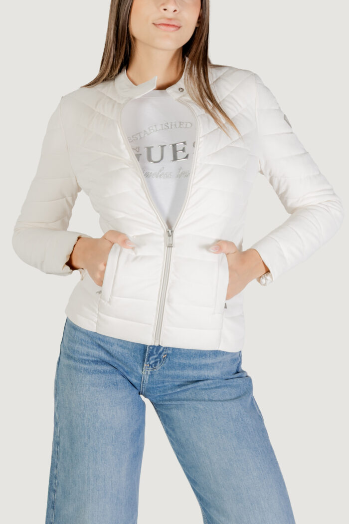 Piumino Guess new vona stretch jacket Avorio