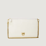 Pochette Pinko flat classic vitello seta Panna - Foto 1