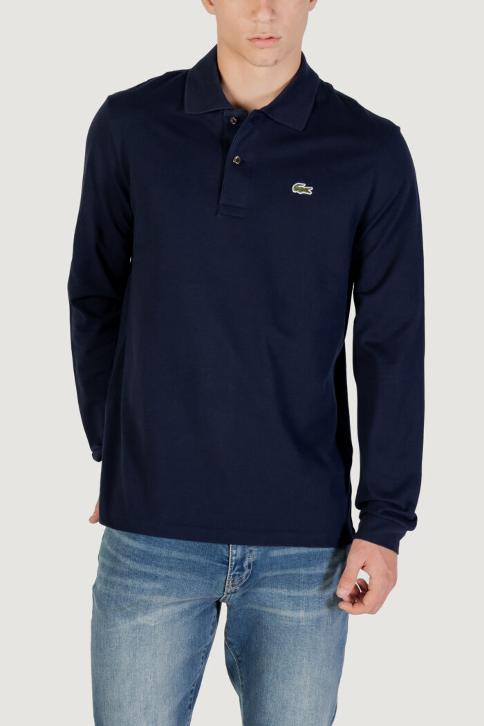 Polo manica lunga LACOSTE  Blu