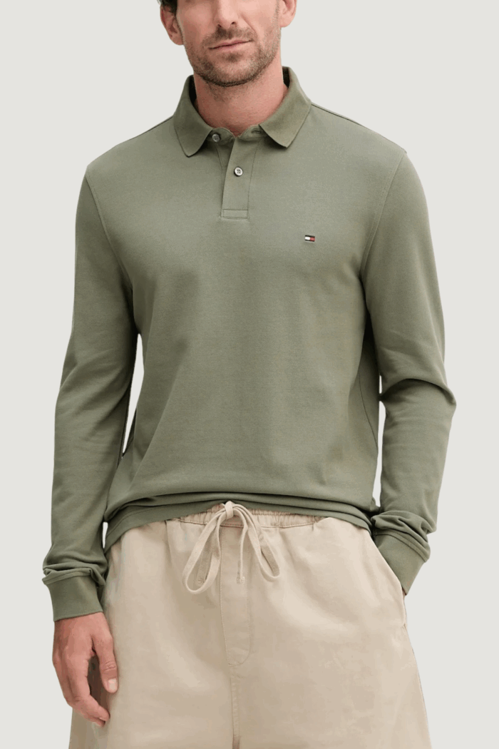 Polo manica lunga Tommy Hilfiger 1985 regular ls polo Verde