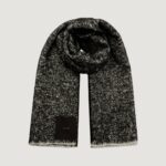 Sciarpa Calvin Klein concrete blanket Nero - Bianco - Foto 1