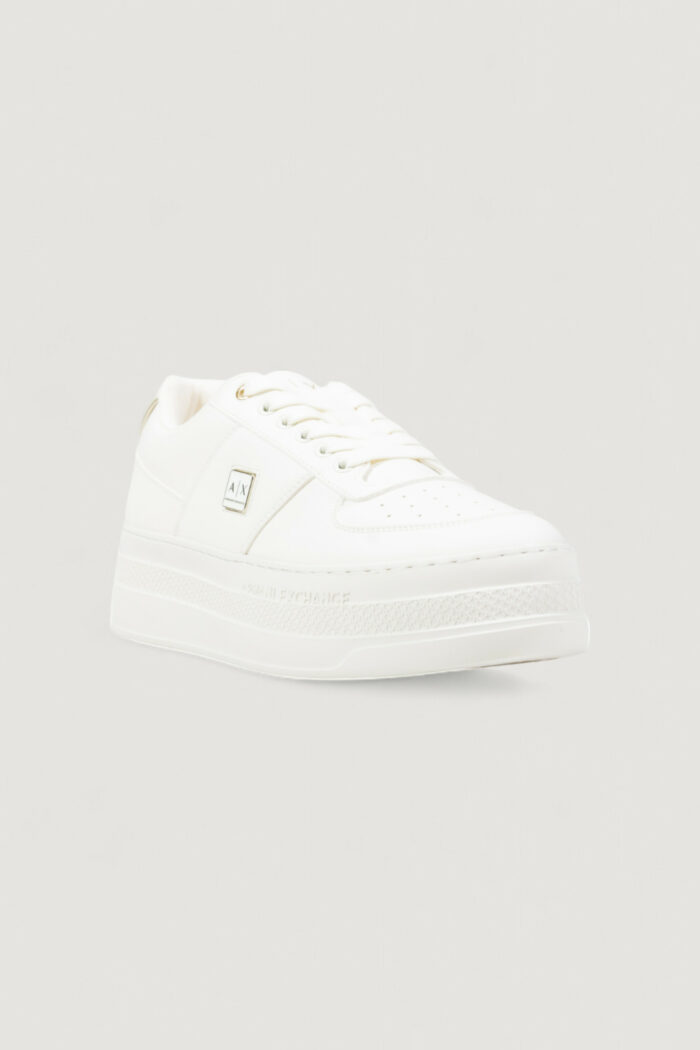Sneakers Armani Exchange  Bianco – Oro