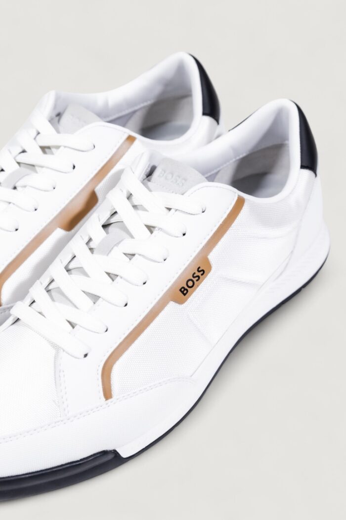 Sneakers Boss nitan_lowp_txthem 10263136 01 Bianco