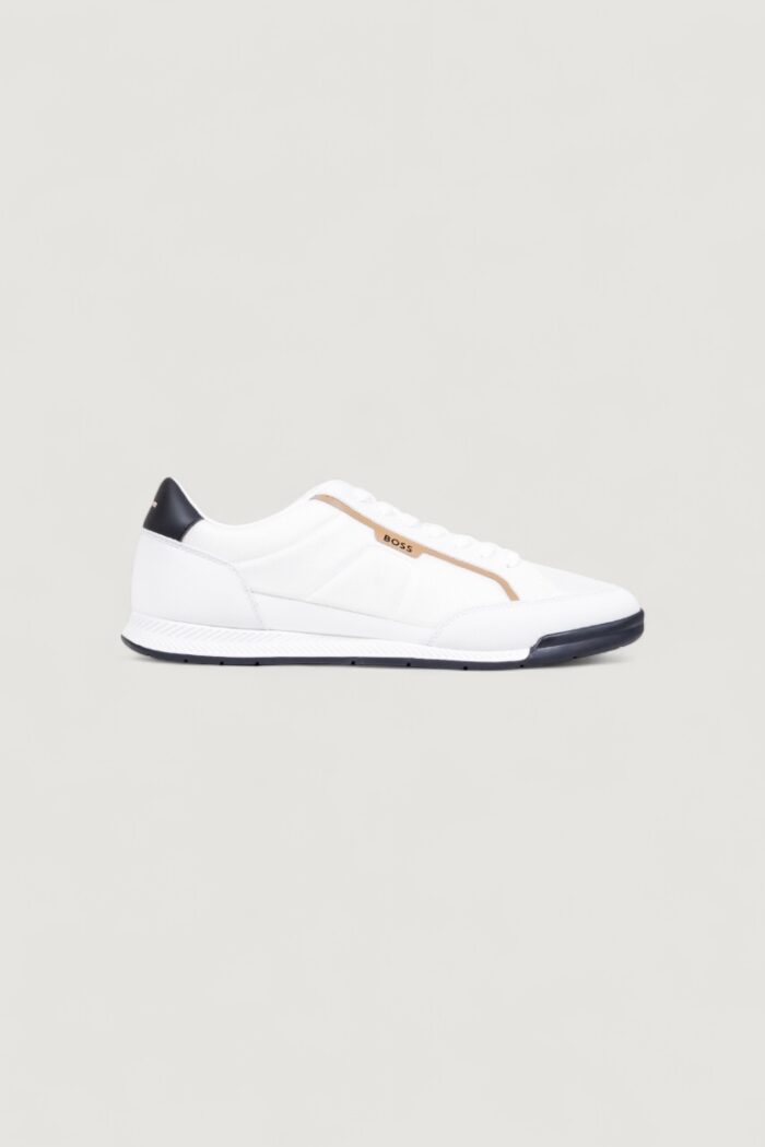 Sneakers Boss nitan_lowp_txthem 10263136 01 Bianco