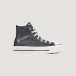 Sneakers Converse chuck taylor all star lift platform sparkle Nero - Foto 1