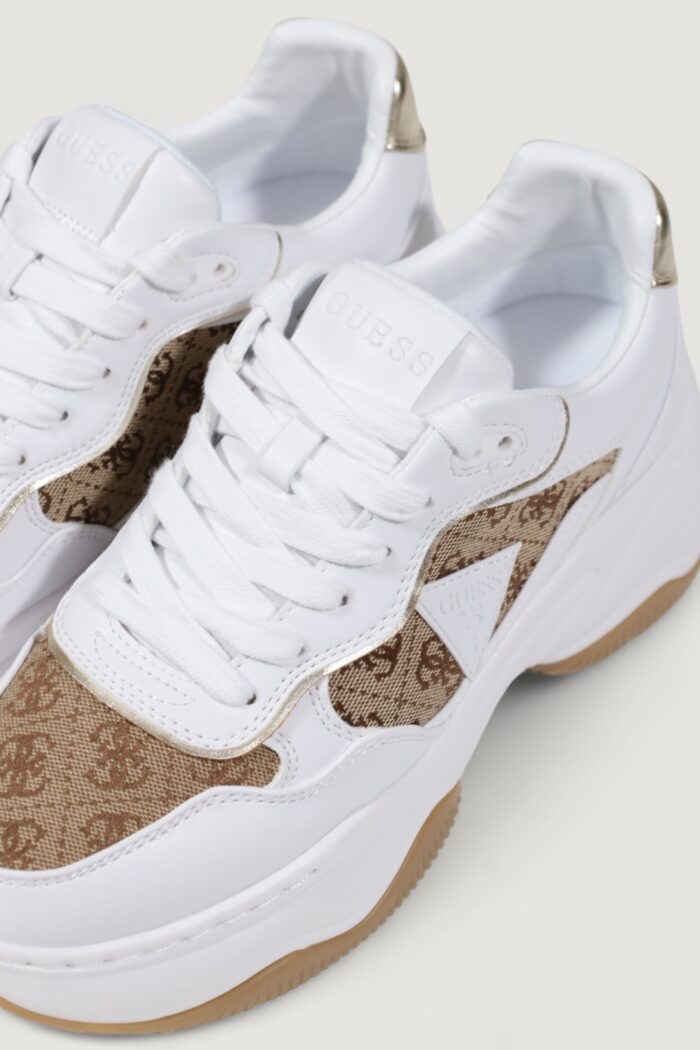 Sneakers Guess hapyy4 Bianco – Oro