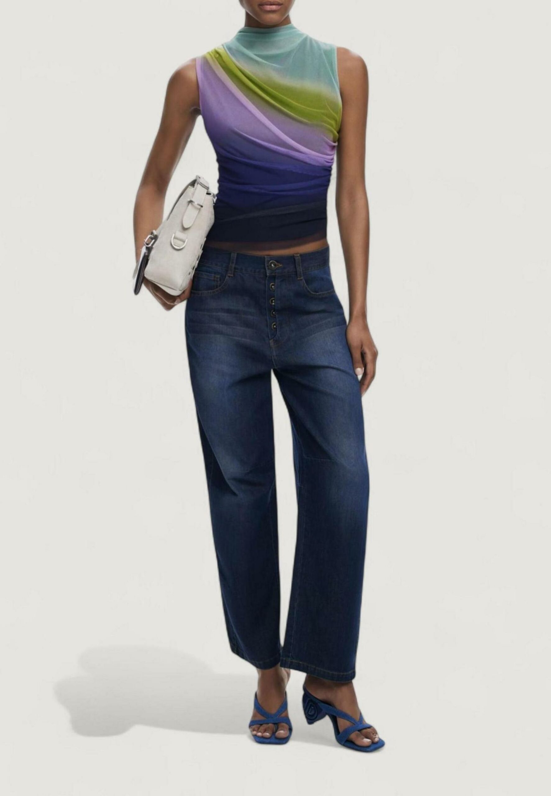 T-shirt Desigual ts_lola Viola - Foto 3