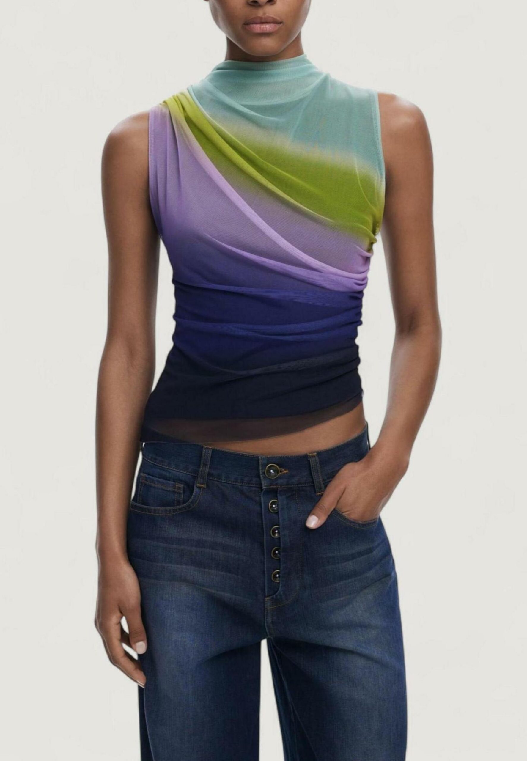 T-shirt Desigual ts_lola Viola - Foto 1