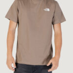 T-shirt THE NORTH FACE m ss simple dome tee Beige scuro - Foto 1