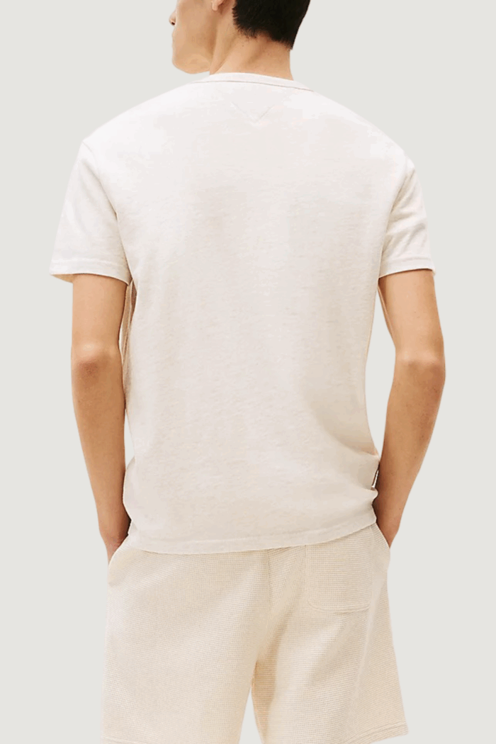 T-shirt Tommy Hilfiger Jeans tjm reg badge tee Avorio