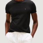 T-shirt Tommy Hilfiger Jeans core stretch slim Nero - Foto 1