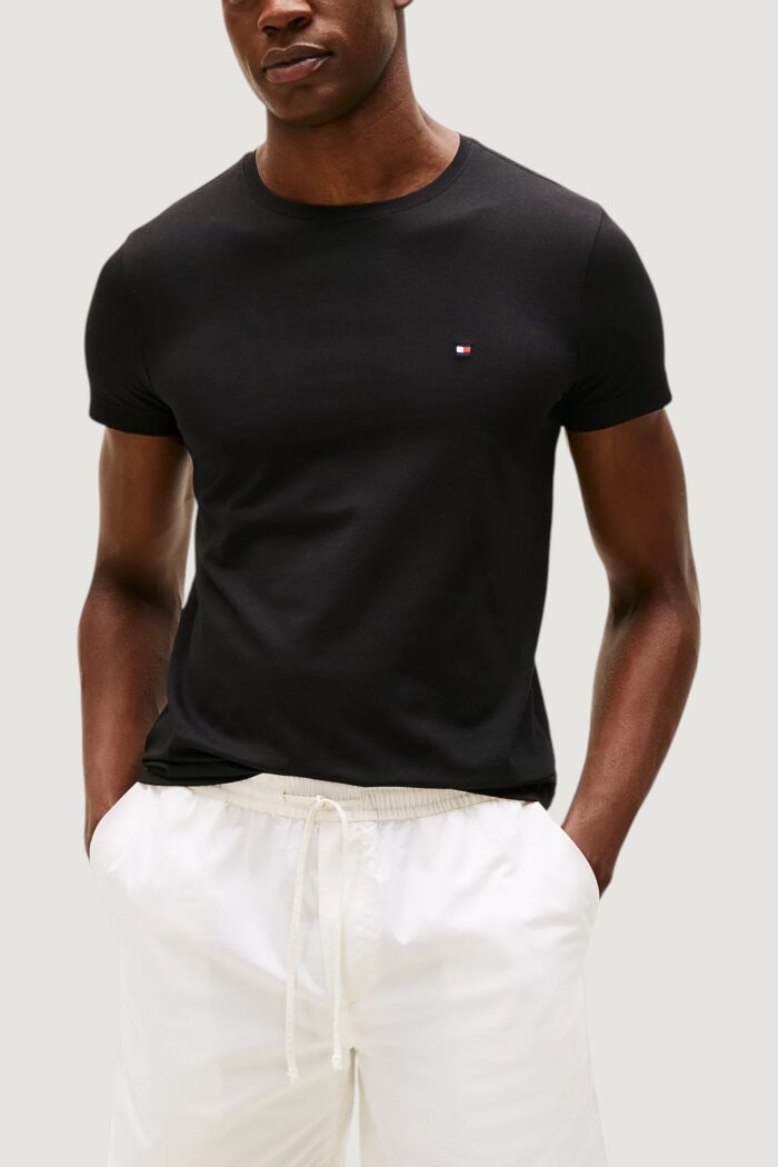 T-shirt Tommy Hilfiger Jeans core stretch slim Nero