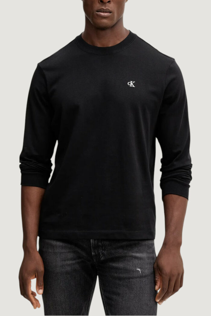 T-shirt manica lunga Calvin Klein Jeans  Nero