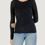 T-shirt manica lunga Choral Nero - Foto 1