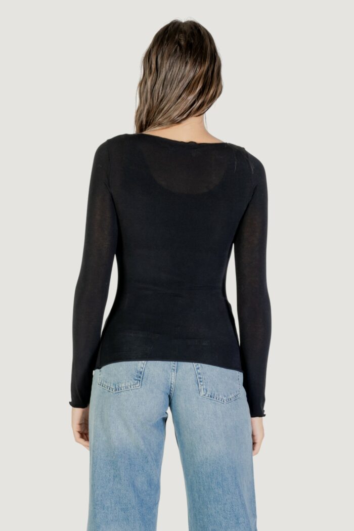 T-shirt manica lunga Choral Nero