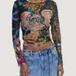 T-shirt manica lunga Desigual ts_dragon_lacroix Azzurro - Foto 1