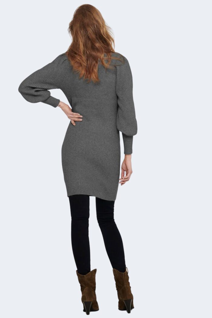 Vestito corto Only onlkatia l/s cc knt Grigio Scuro