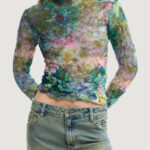 Bluse manica lunga Desigual blus_bettle Azzurro - Foto 1