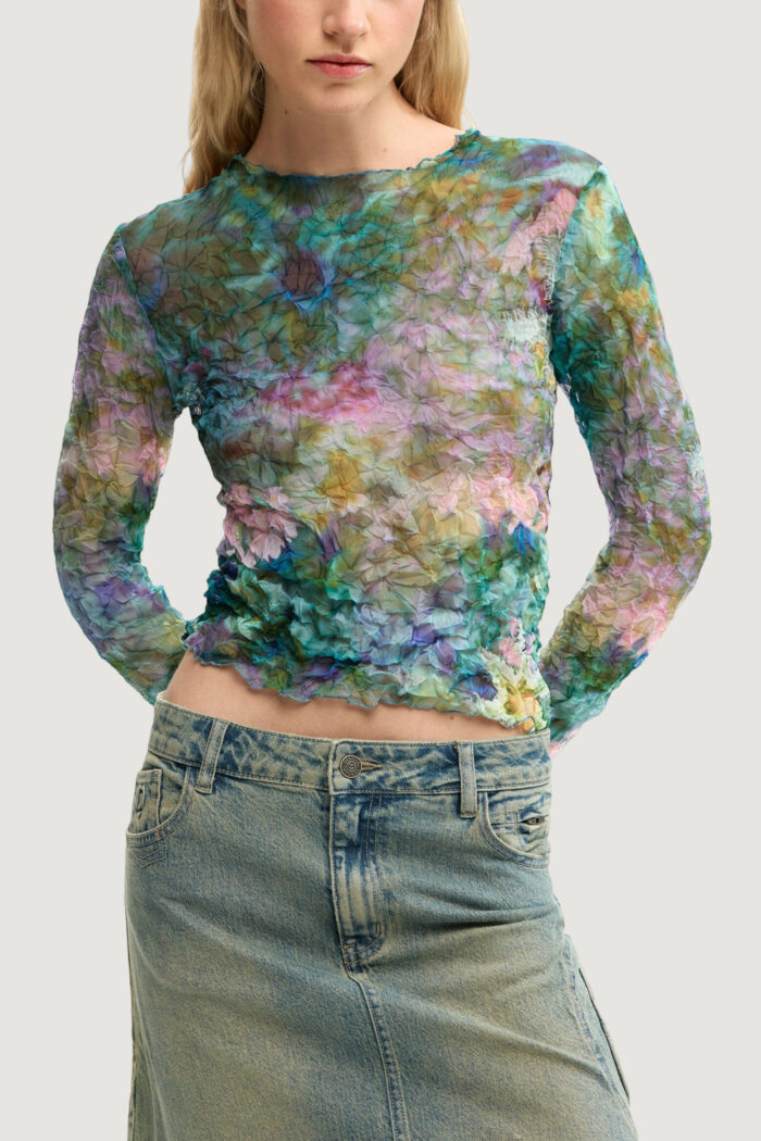 Bluse manica lunga Desigual blus_bettle Azzurro