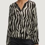 Bluse manica lunga Street One tunic blouse w Marrone Scuro - Foto 1
