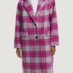 Cappotto Desigual coat_pinkcheck Rosa - Foto 1