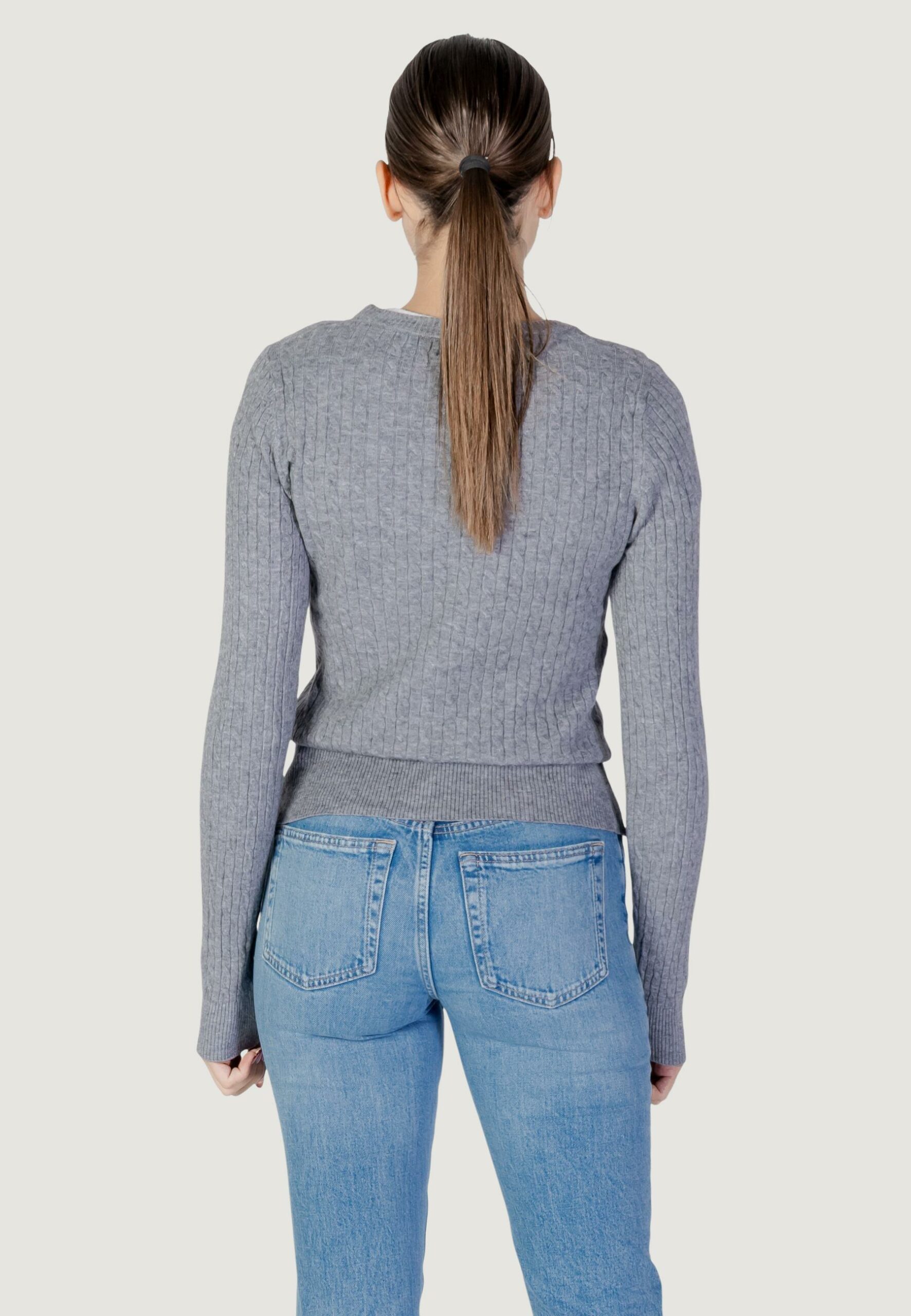 Cardigan Choral Grigio - Foto 4